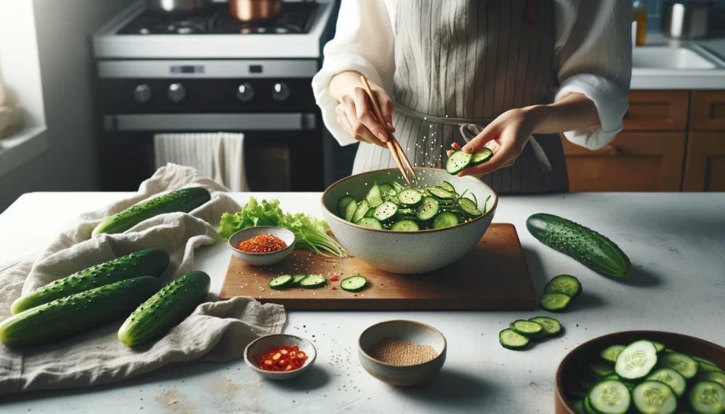 KOREAN CUCUMBER SALAD RECIPE